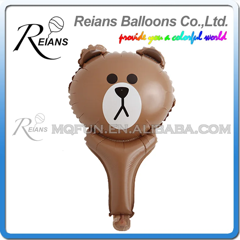 REIANS 51 см милый мультфильм Дети Медведь голова праздничный аксессуар День