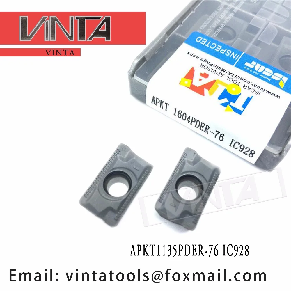 Бесплатная доставка Высокое качество APKT1135PDER-76 IC928 cnc Карбид фрезерные установки |