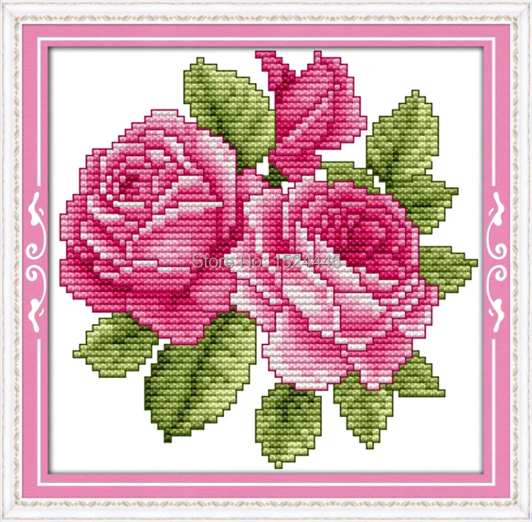 The flower of Camellia(4) diy Decor paintings counted print on canvas DMC 11CT 14CT kits Cross Stitch embroidery needlework Sets | Дом и сад