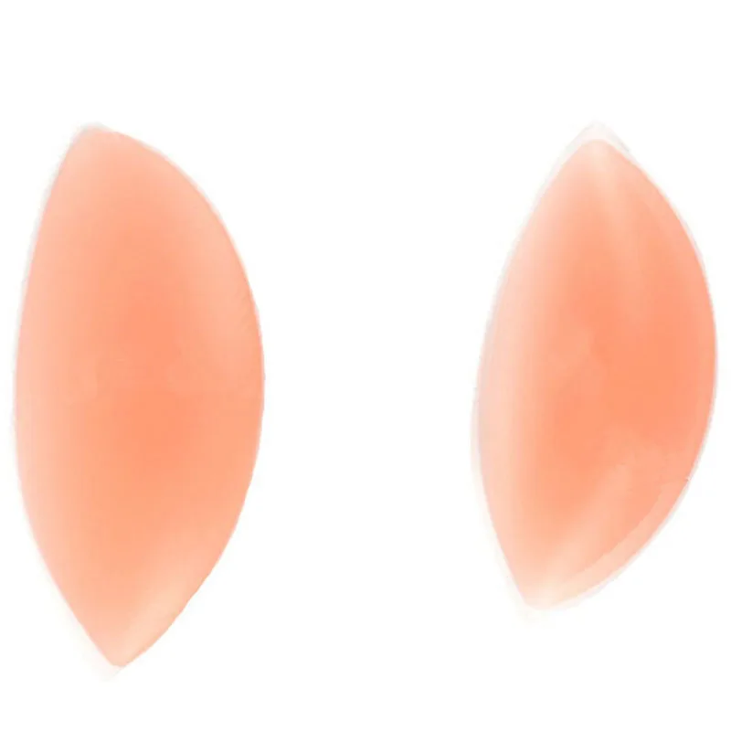 1 Пара простых силиконовых подушечек для бюстгальтера невидимые плотные