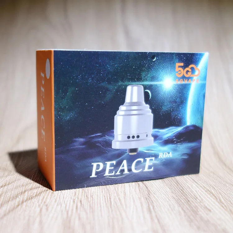 5GVAPE PEACE RDA 22 мм 2 мл емкость RDTA распылитель с регулируемым потоком воздуха DIY dripper