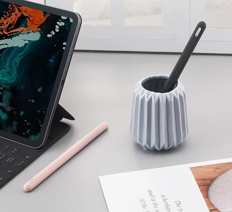 Rock для Apple iPad Pencil 2 Мягкий силиконовый чехол для планшета стилус для iPad Pro Pencil защитный чехол в розничной упаковке