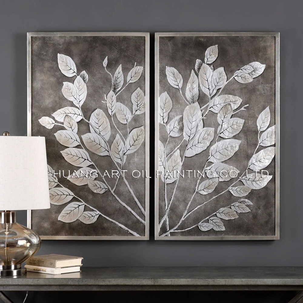 Money Tree 2 шт. картина маслом на холсте для домашнего декора ручная работа