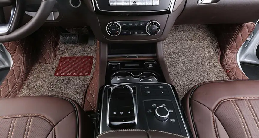 Коричневые автомобильные коврики под заказ подходят для Mercedes Benz gle320