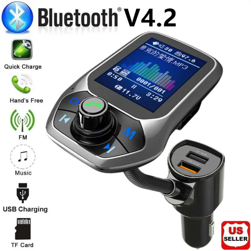 Bluetooth автомобильный fm-передатчик MP3-плеер Hands free радио адаптер Комплект USB