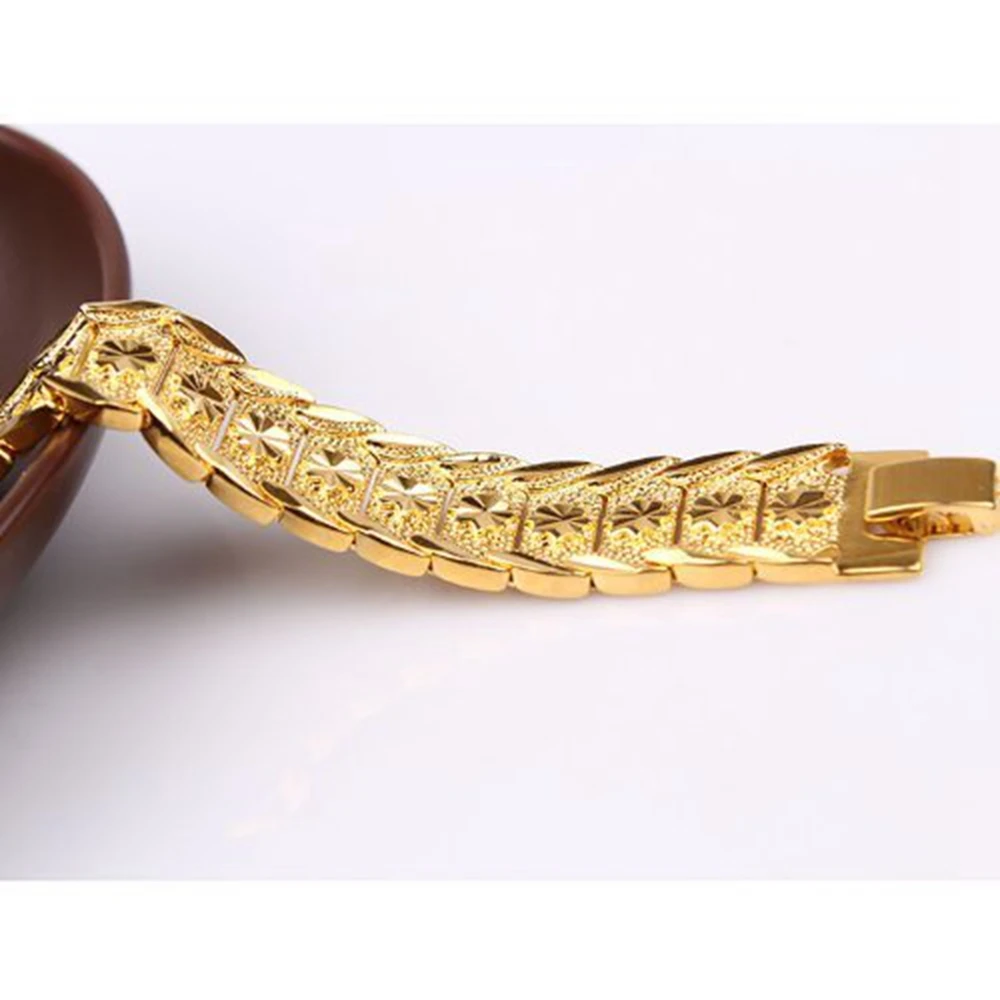 Wrist Chain Gold Filled Noble Men's Women's Bracelets New Design | Украшения и аксессуары