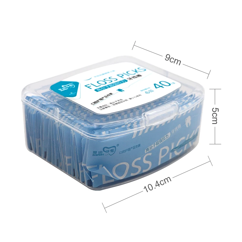 40 шт./коркор. зубная нить палочки инструменты для ухода за полостью рта