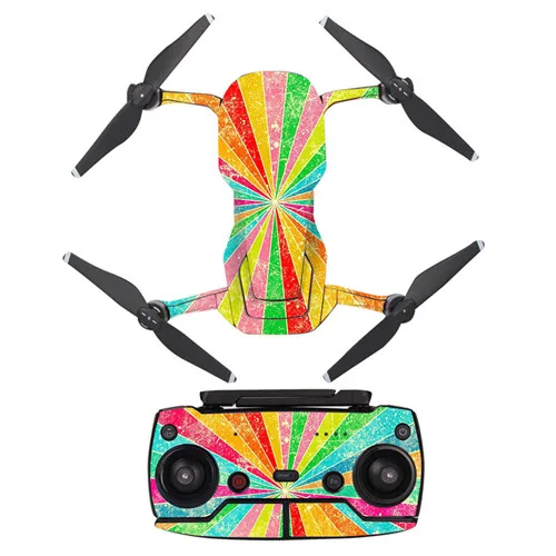 DJI Mavic Air Skin стикер ПВХ Виниловые наклейки для всего тела наклейка для Mavic Air Drone Body+ пульт дистанционного управления+ Arms стикер s - Цвет: YSDJA0076