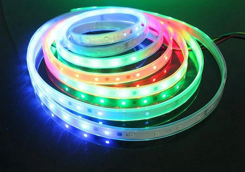 KZKRSR 6803 IC Dream Magic Color 5050 цифровая светодиодная лента DC12V 30LED/m IP67 водонепроницаемая