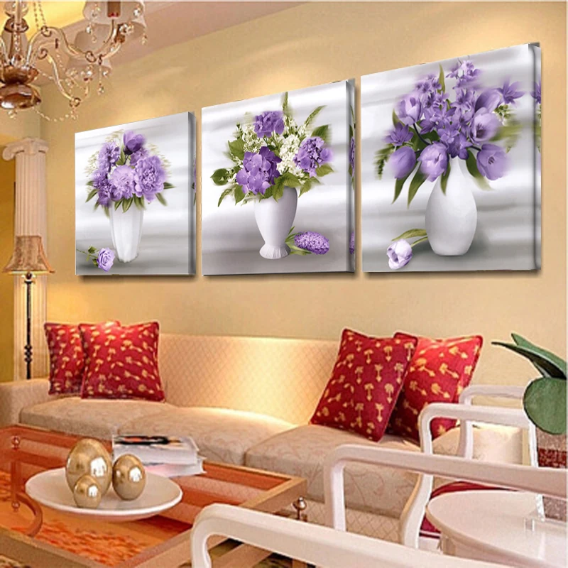 Картина из красного дерева 5 картина с большим холстом для спальни гостиной дома|