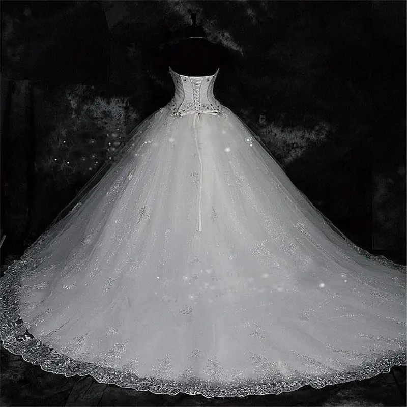 New Ball Gown Lace Wedding Dress 2022 Shiny Beading Gowns Bride | Свадьбы и торжества
