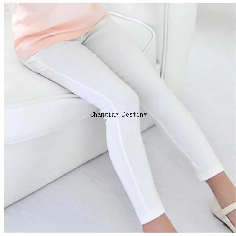 8 цветов детские штаны хорошего качества для девочек однотонные повседневные