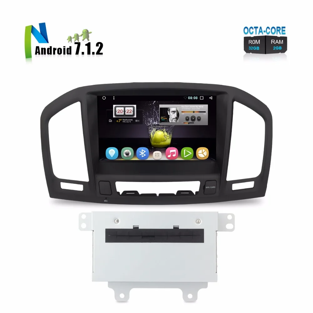 8&quot Android 7.1 Car DVD For Opel Vauxhall Insignia CD300 CD400 Auto Radio FM WiFi PC GPS Navigation Audio Video Multimedia System |