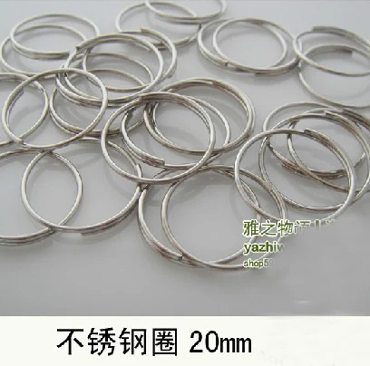 20mm-stainless Сталь Подключение кольцо 1000 шт./лот серебро Цвет хрустальный шарик