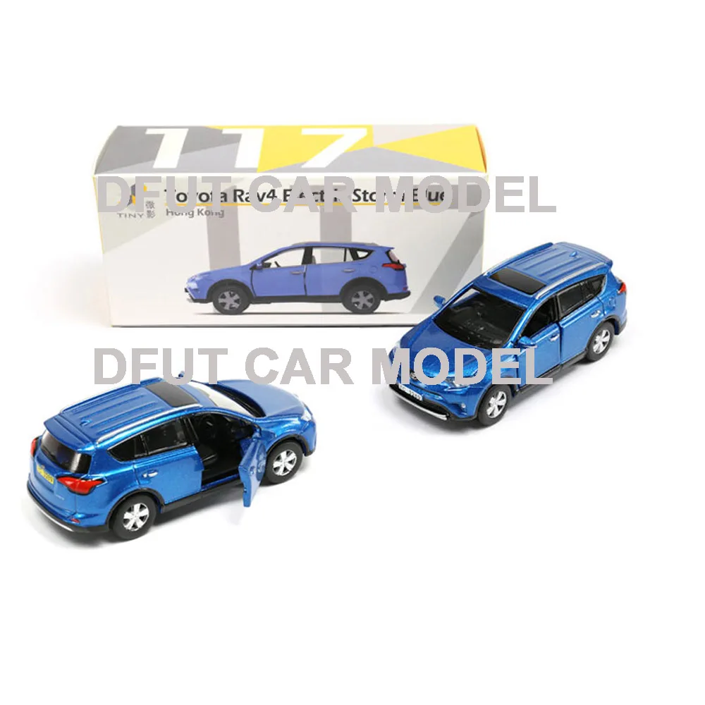 Цвет 1: 64 масштаб RAV4 литая модель автомобиля SUV Игрушки для коллекции подарков