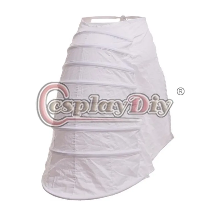 Cosplaydiy Voctorian Женская клетчатая юбка-американка короткая длина кринолин сзади Паньер обруч Нижняя юбка L320