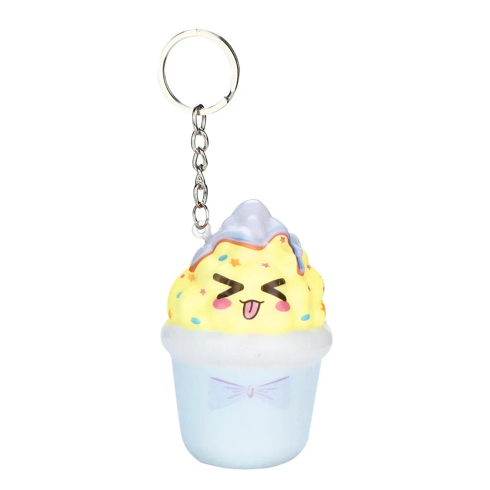 Мягкие Топы Качество Squishies Kawaii Мороженое медленно поднимающийся крем душистый брелок для снятия стресса игрушки колориажи антистресс подарки