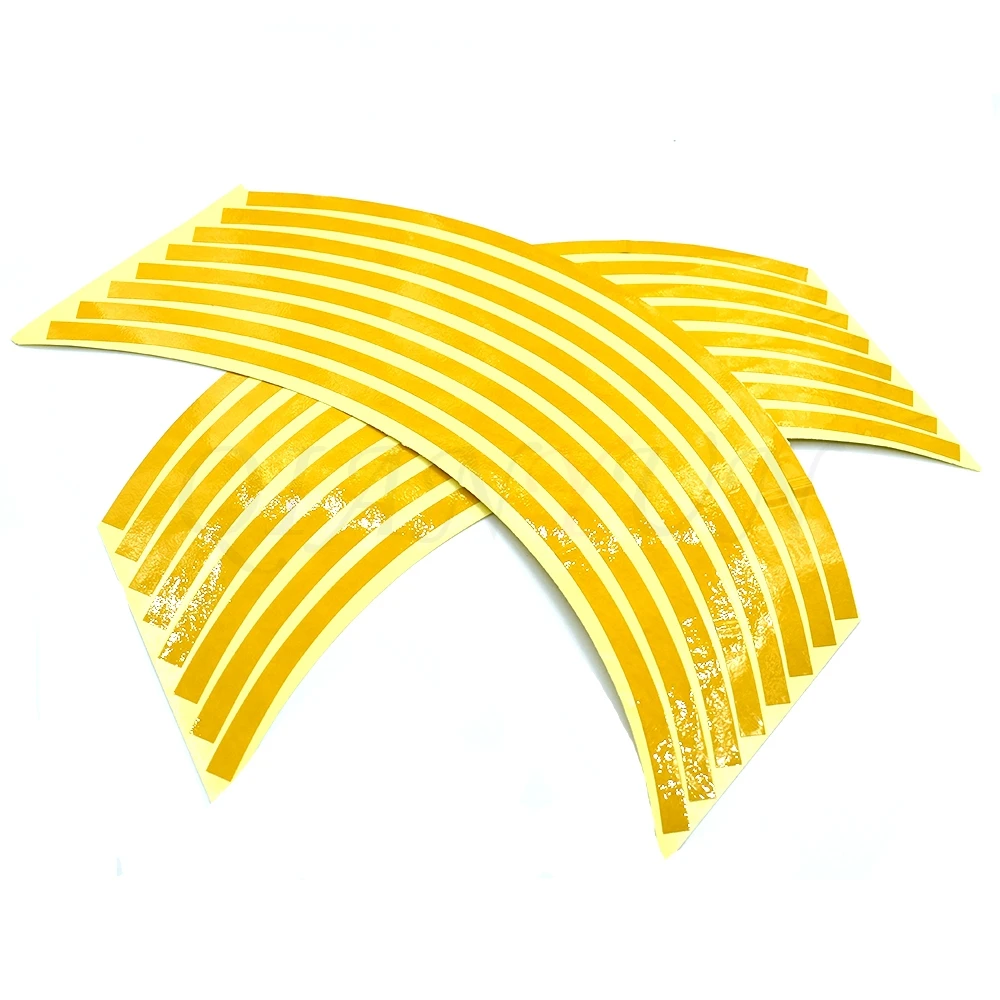 Yellow Горячая наклейка на колеса мотоцикла Светоотражающая наклейка на обод лента для автомобиля/велосипеда для SUZUKI RMZ250 RMZ450 DRZ400SM RMZ 250 450 DRZ 400 SM - Цвет: Yellow