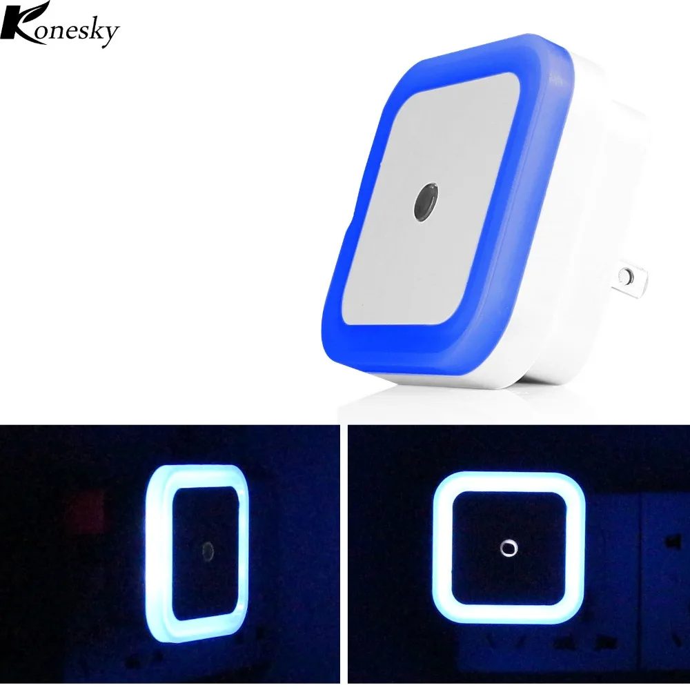 Konesky светодиодный ночсветильник с сенсорным управлением мини Европа США вилка