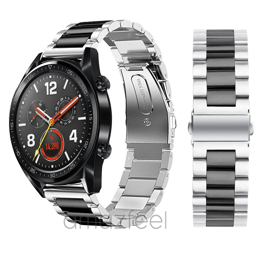 Браслет для часов из нержавеющей стали для huawei Watch GT Honor Magic Watch 2pro металлический ремешок для huawei gt 2 46 мм ремешок для часов 22 мм