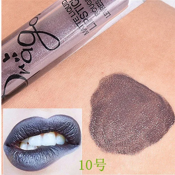 Лидер продаж! Batom помада телесного цвета стойкий блеск для губ водостойкая жидкая