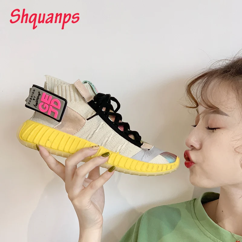 Обувь Лидер продаж женские кроссовки Повседневное Scarpe Donna Basket Femme Спортивная