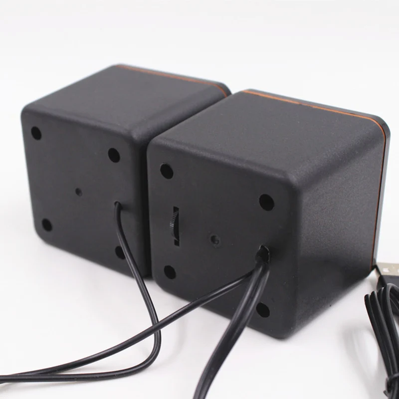2018 мини портативный пластиковый проводной USB аудио квадратный музыкальный плеер