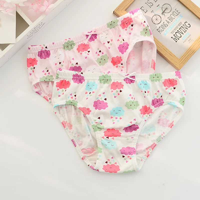 Нижнее белье для детей из органического хлопка 5 шт./лот нижнее девочек трусы