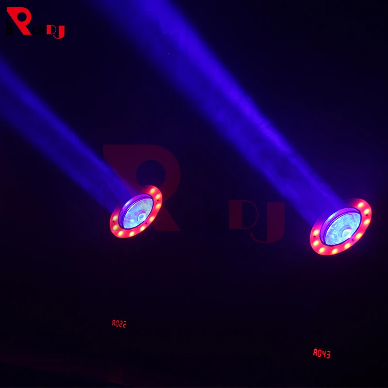 4 шт. мини 60 Вт Moving Head Light с Halo Effect Beam Led сценическое освещение RGBW 4in1 Dmx Dj для событий