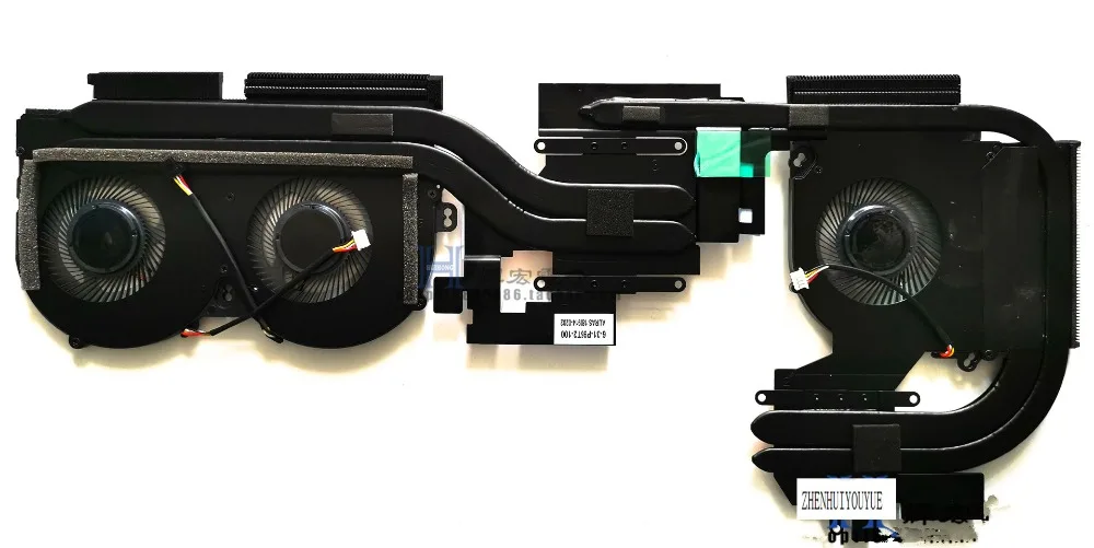 Новинка для clevo P955ET P95T2 RTX20 seires cpu fan + GPU heatsink 4 провода|Охлаждающие подставки