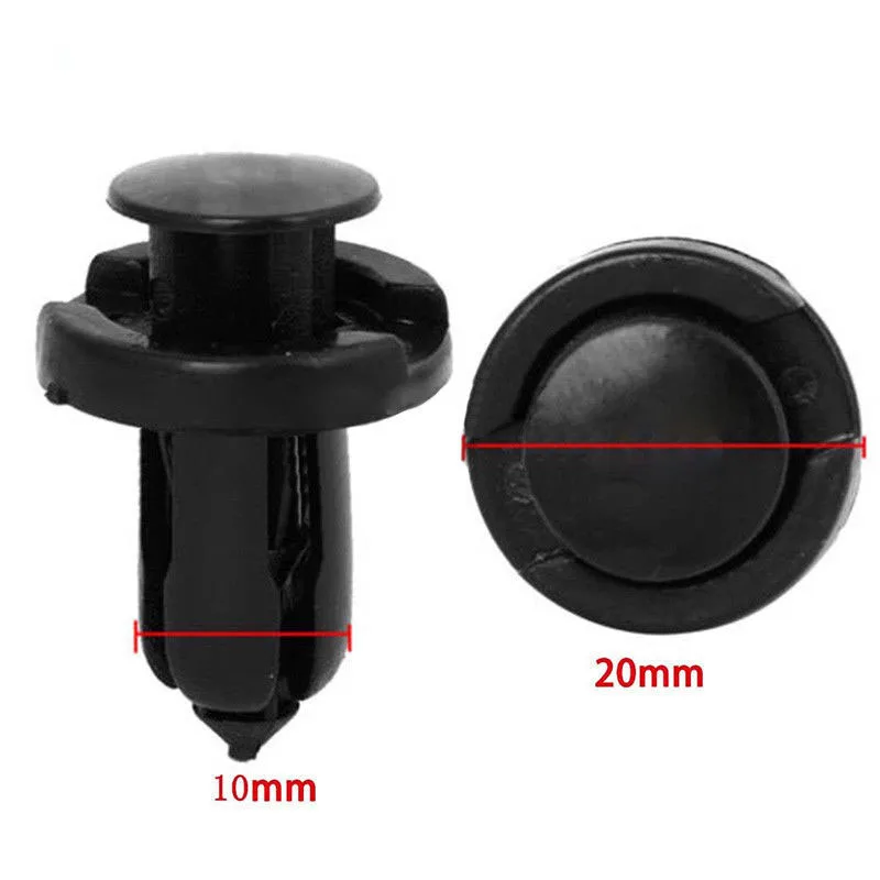 20 шт. 8 мм заклепки для автомобиля брызговики зажимы бампера брызговиков нажимные