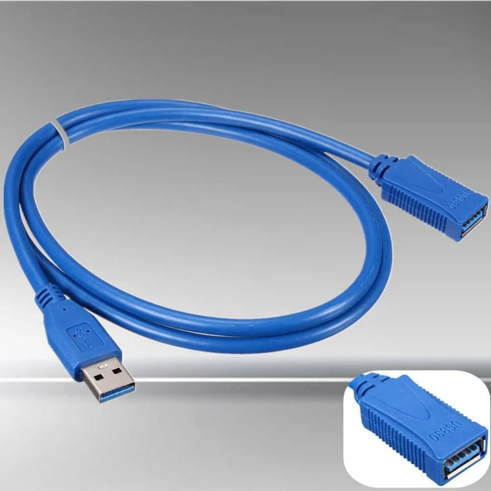 Высокоскоростной удлинитель USB 3 0 тип А штекер-гнездо кабель-удлинитель адаптер 1