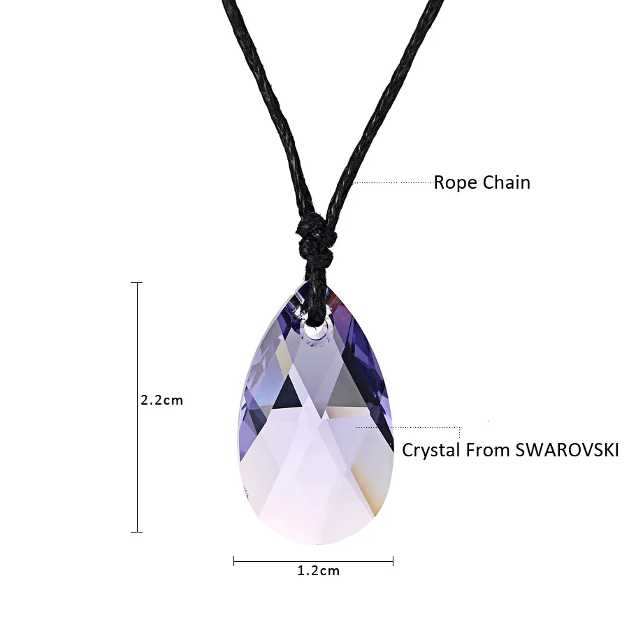 Женское колье с кристаллами Сваровски 22 мм | Украшения и аксессуары