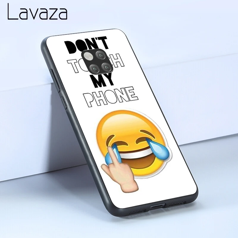 Мягкий чехол Lavaza Don't Touch My Phone для Huawei Honor 6 7A Pro 7C 8C 7 8X 8 9 10 lite Note10 |