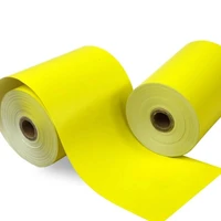 color thermal paper 80mm x 60mm yellow color 2 rolls cash register receipt till rolls
