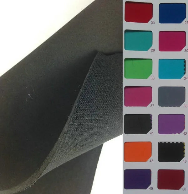 2 мм Неопреновый резиновый лист с открытыми ячейками двухсторонний текстиль