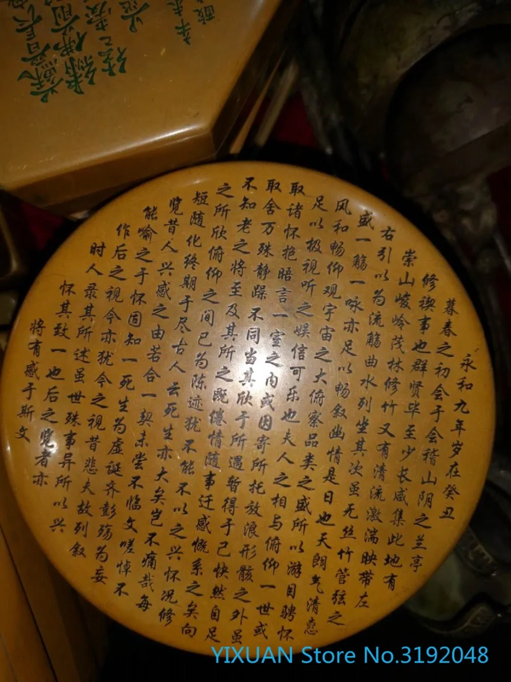 Новинка Оригинальные круглые медные чернильные коробки|Статуэтки и миниатюры| |