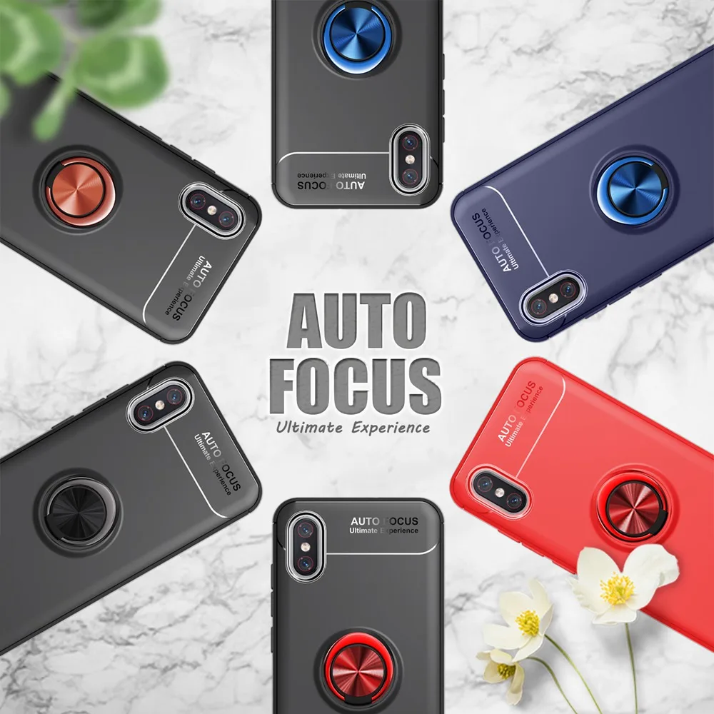 Luxury Cover For Xiaomi Mi 8 Pro Exploer Soft TPU Armor Case Car Ring Holder Mi8 Silicone Fashion Capa Coque |
