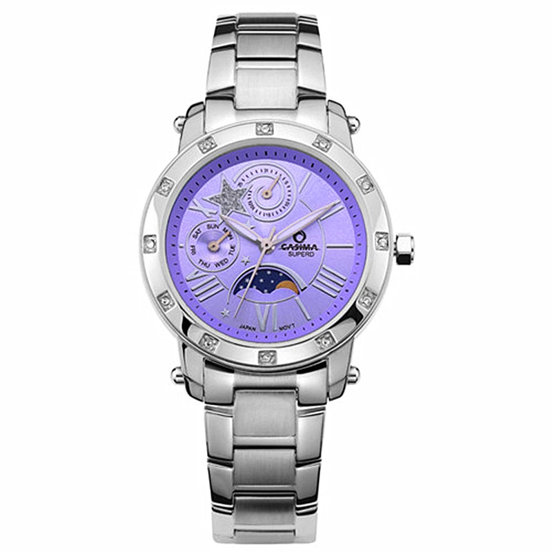 CASIMA Новый люксовый бренд Для женщин Календари часы известных модных Дизайн дамы