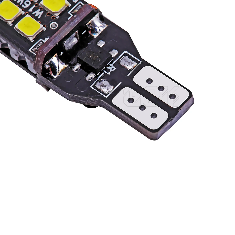 Новый супер яркий! Светодиод T10 Canbus t10 15 светодиодов 2835 smd без ошибок CANBUS 12 в 24 В DC SMD