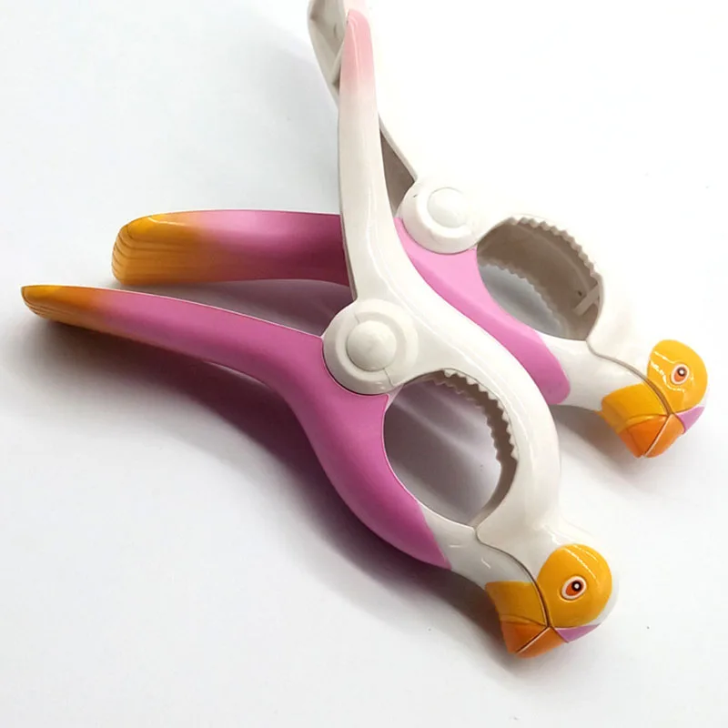 Пластиковые пляжные тапочки для попугаев 1 шт. зажимы полотенец большой лежак