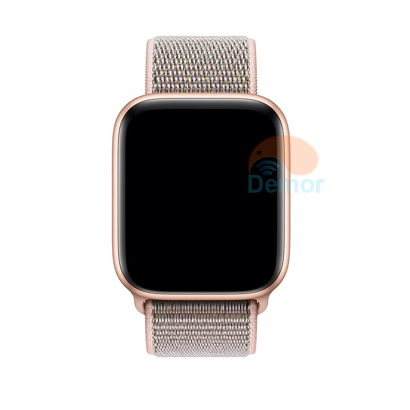 Rose Gold Loop IWO 8 Смарт-часы 44 мм серия 4 Bluetooth монитор сердечного ритма умные часы для мужчин и женщин Подарки iOS iPhone Android телефон Apple Watch - Цвет: Rose Gold Loop