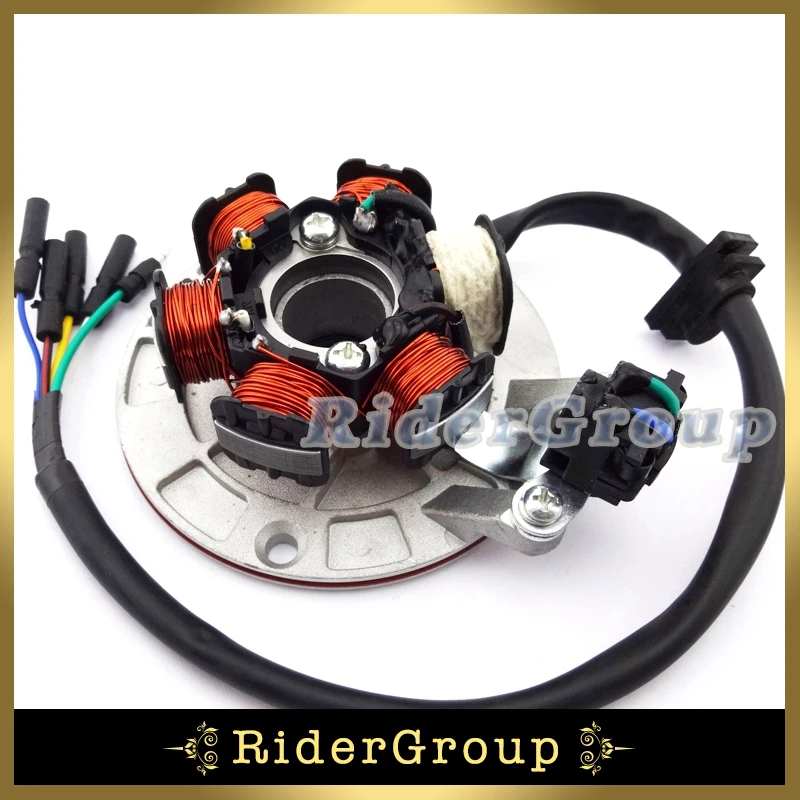 Магнитный статор двигателя с светильник кой для китайского мотоцикла YX 140 куб. См
