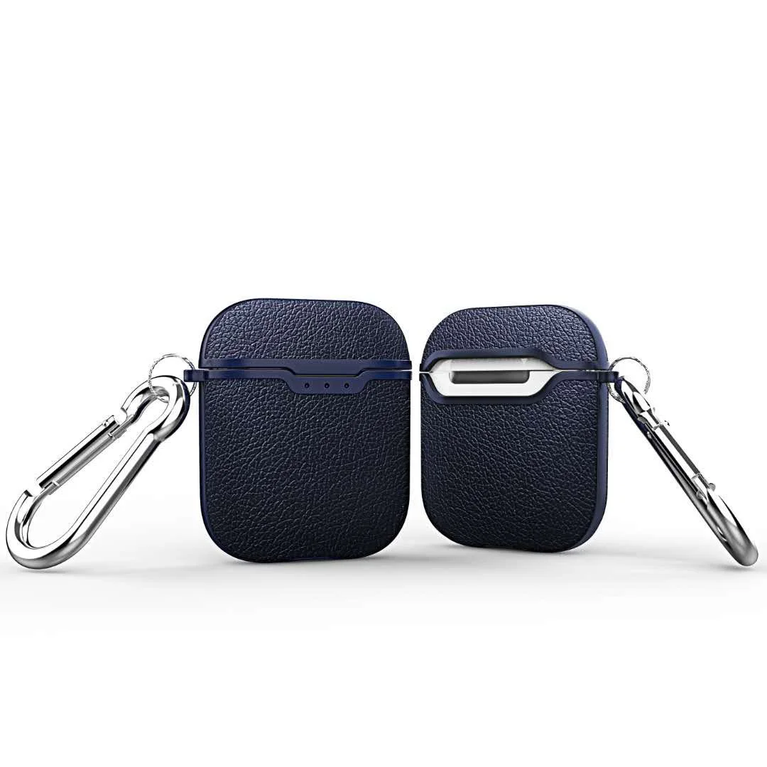 Для AirPods Pro 3 чехол Роскошная кожа личи/углеродное волокно силиконовый защитный чехол для Airpods 2 AirPods 3 Bluetooth чехол для наушников