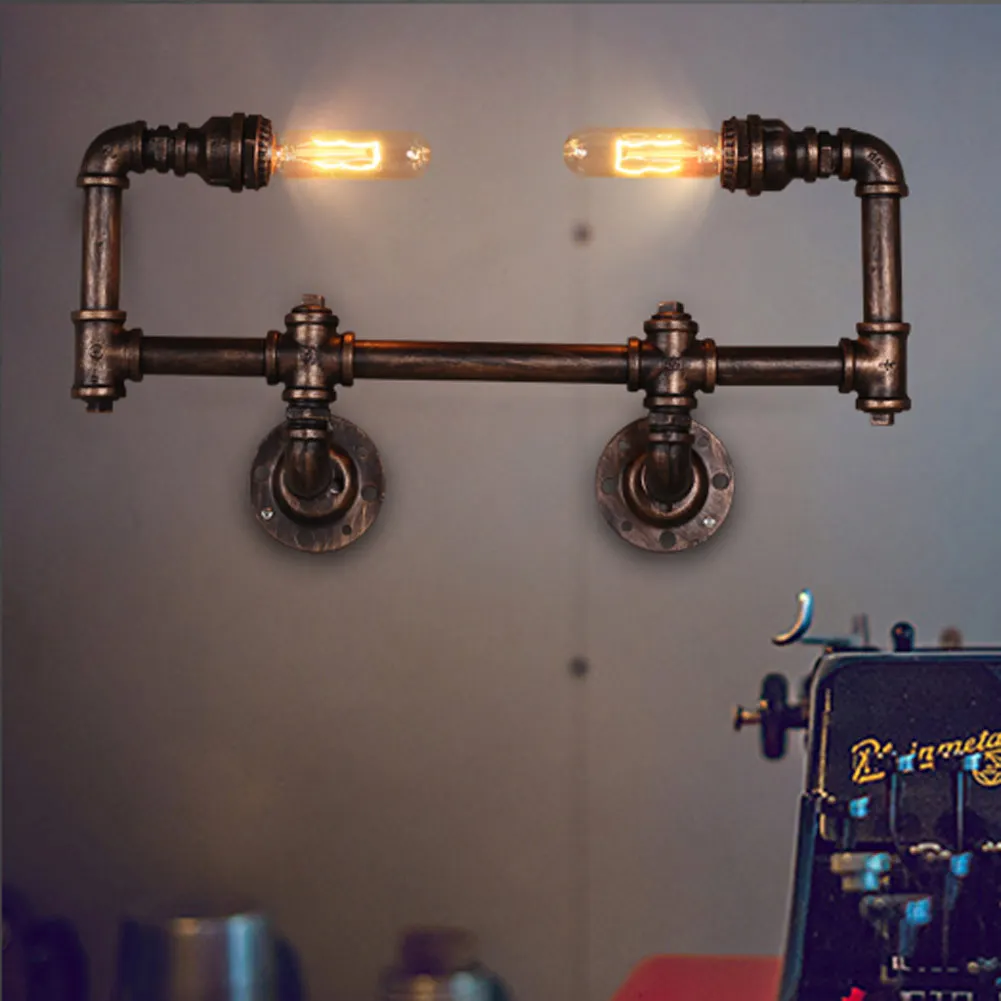 Винтажные Настенные светильники в стиле лофт классические черные лампы для