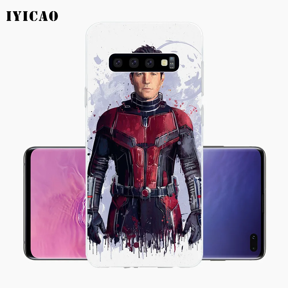 IYICAO Ant-Man и ОСА Мягкий силиконовый чехол для телефона Samsung Galaxy S10e S10 S9 S8 Plus S7 Edge TPU |