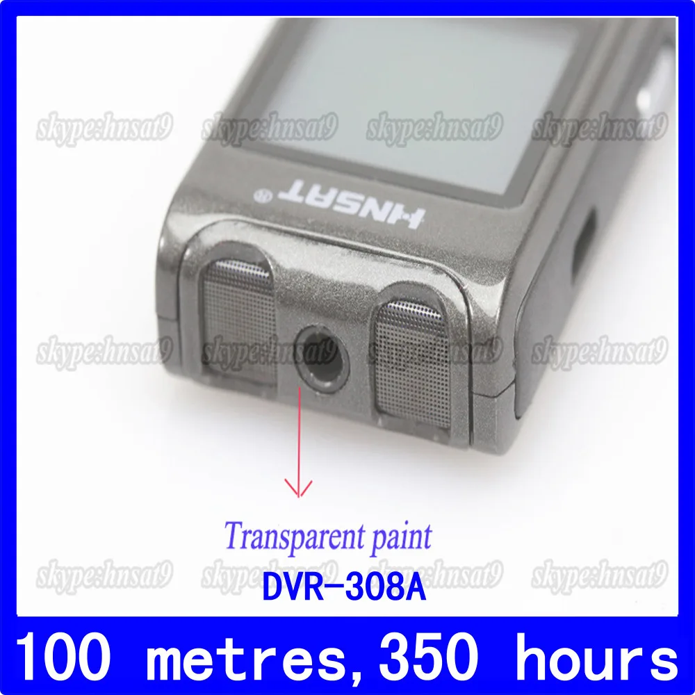 350 часов непрерывной записи и 100 м беспроводной микрофон для на дальние