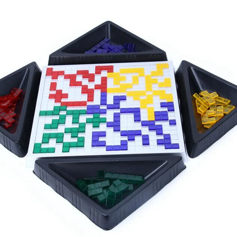 Развивающие игрушки игра стратегическая Blokus настольная на 484 площадей легкая для