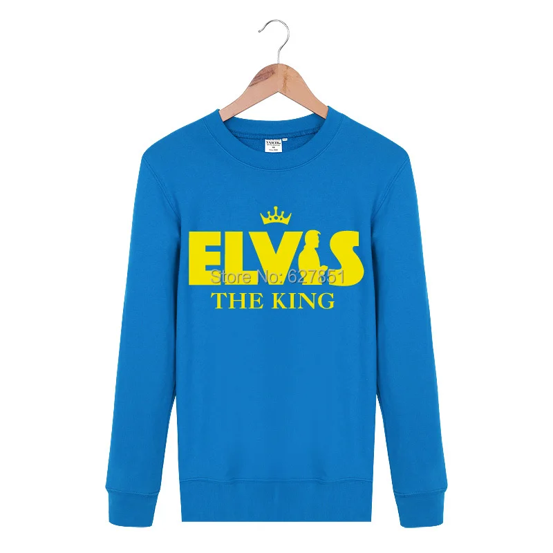 elvis Rock 'n' roll T-shirt The latest version Sweater the rock band Round collar clothes fashional fleeces | Мужская одежда
