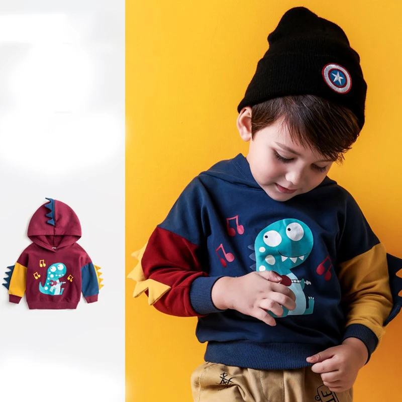2018 детские толстовки с капюшоном для маленьких мальчиков весенние хлопковые